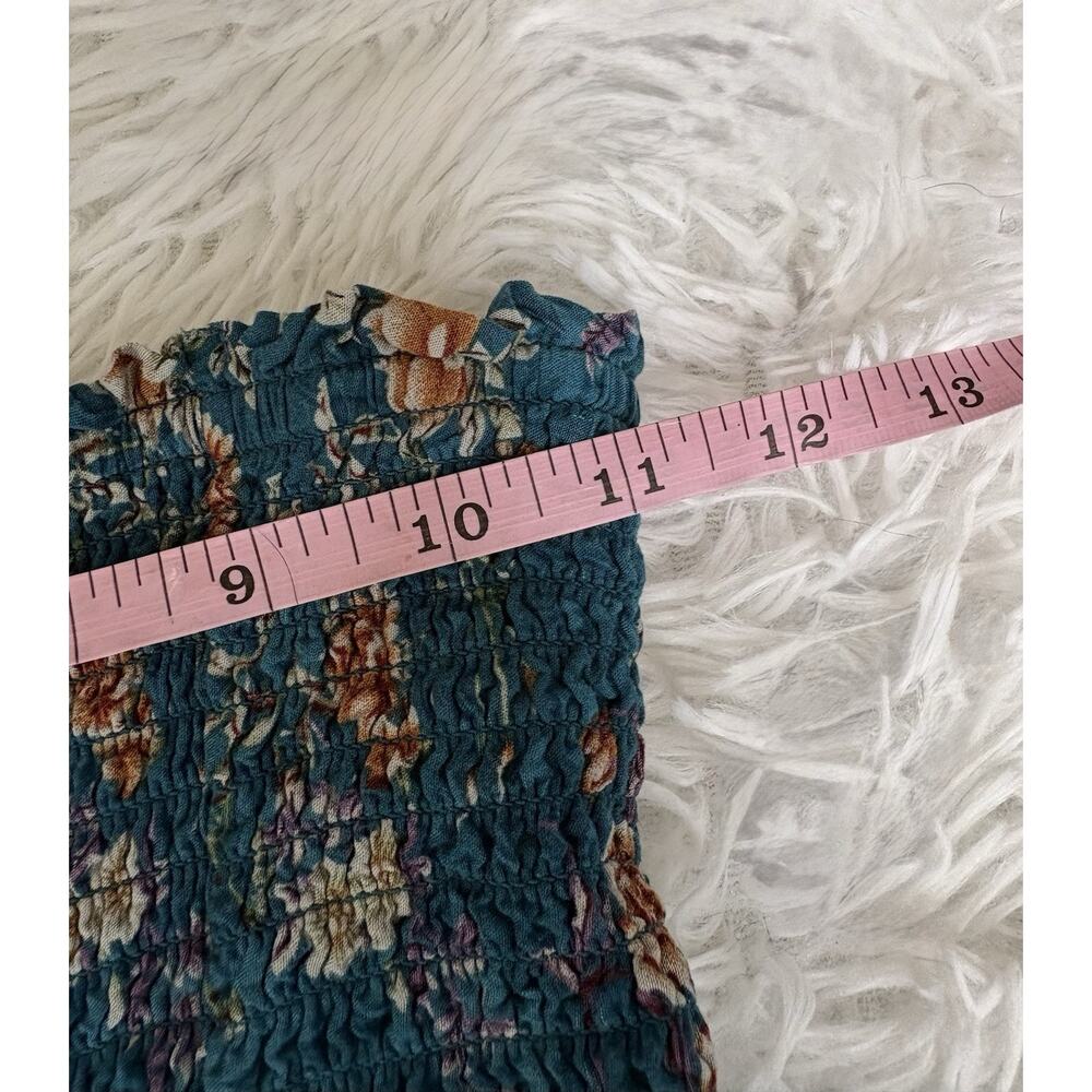 Natural Life XS/S Green Floral Smock Top Skirt/ Dress. Beautiful Item - Picture 9 of 10